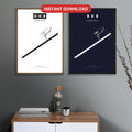 DUD Dunedin Airport map - Classic and Dark styles, instant download, square lead