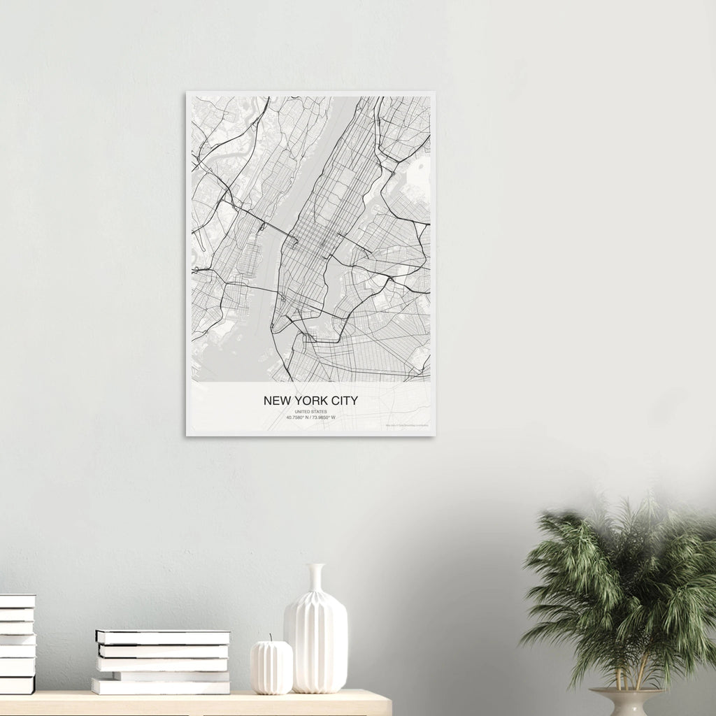 New York City Map Poster — Classic