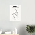 KUL Kuala Lumpur International Airport Map Poster - Classic
