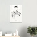 MSP Minneapolis-Saint Paul International Airport Map Poster - Classic