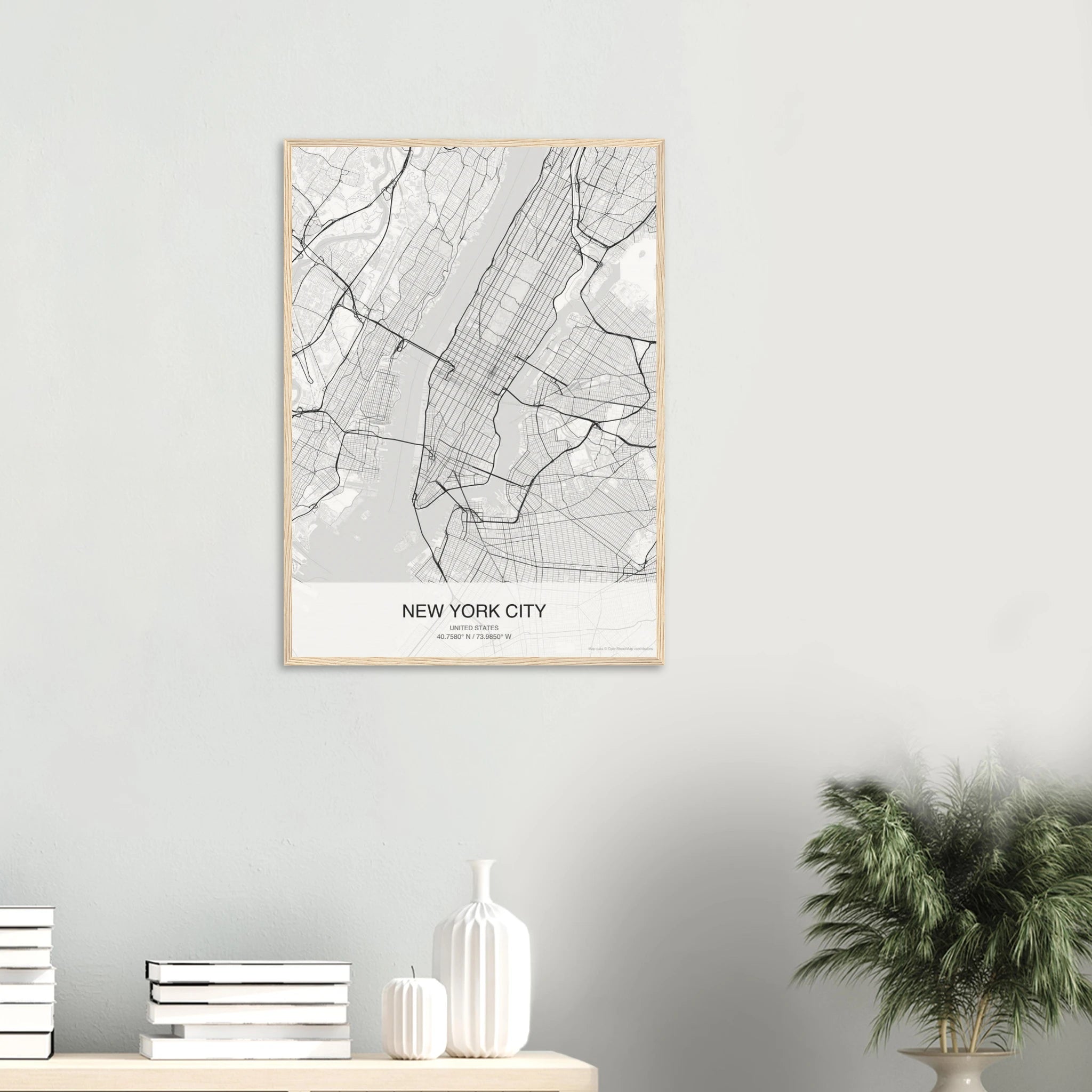 New York City Map Poster — Classic