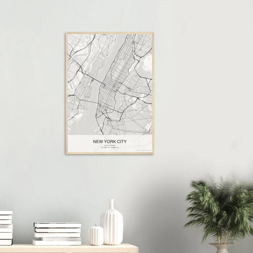 New York City Map Poster — Classic