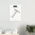 YHZ Halifax Stanfield International Airport Map Poster - Classic