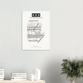 ORD O'Hare International Airport Map Poster - Classic