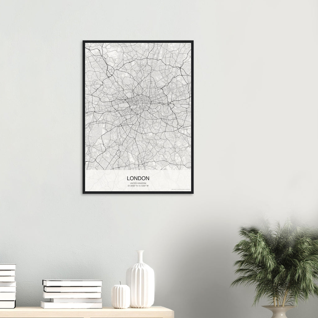 London Map Poster — Classic