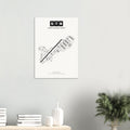 STN London Stansted Airport Map Poster - Classic