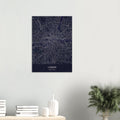 London Map Poster — Dark
