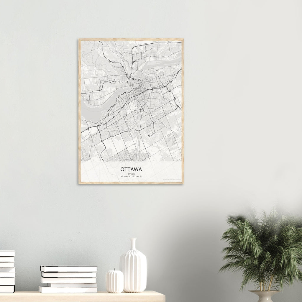 Ottawa Map Poster — Classic