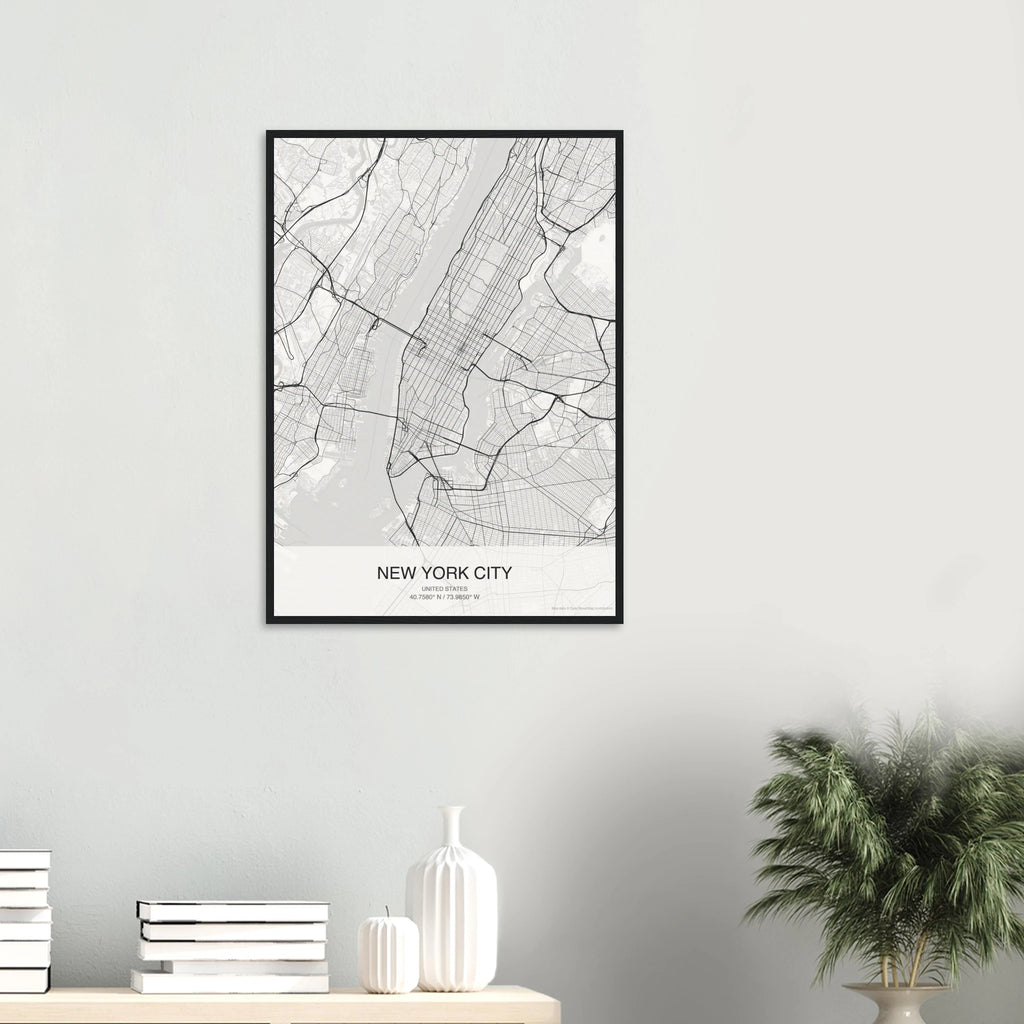 New York City Map Poster — Classic
