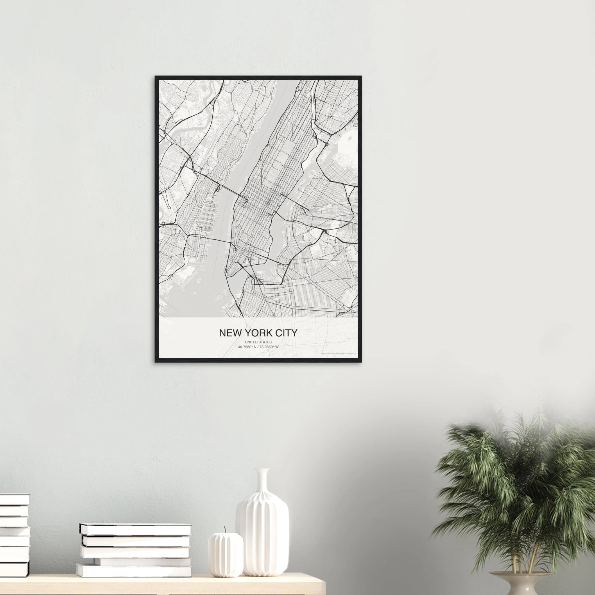 New York City Map Poster — Classic