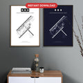 RDU Raleigh-Durham International Airport map - Classic and Dark styles, instant download, square lead