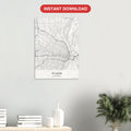 St Louis map digital download — Classic style, instant download